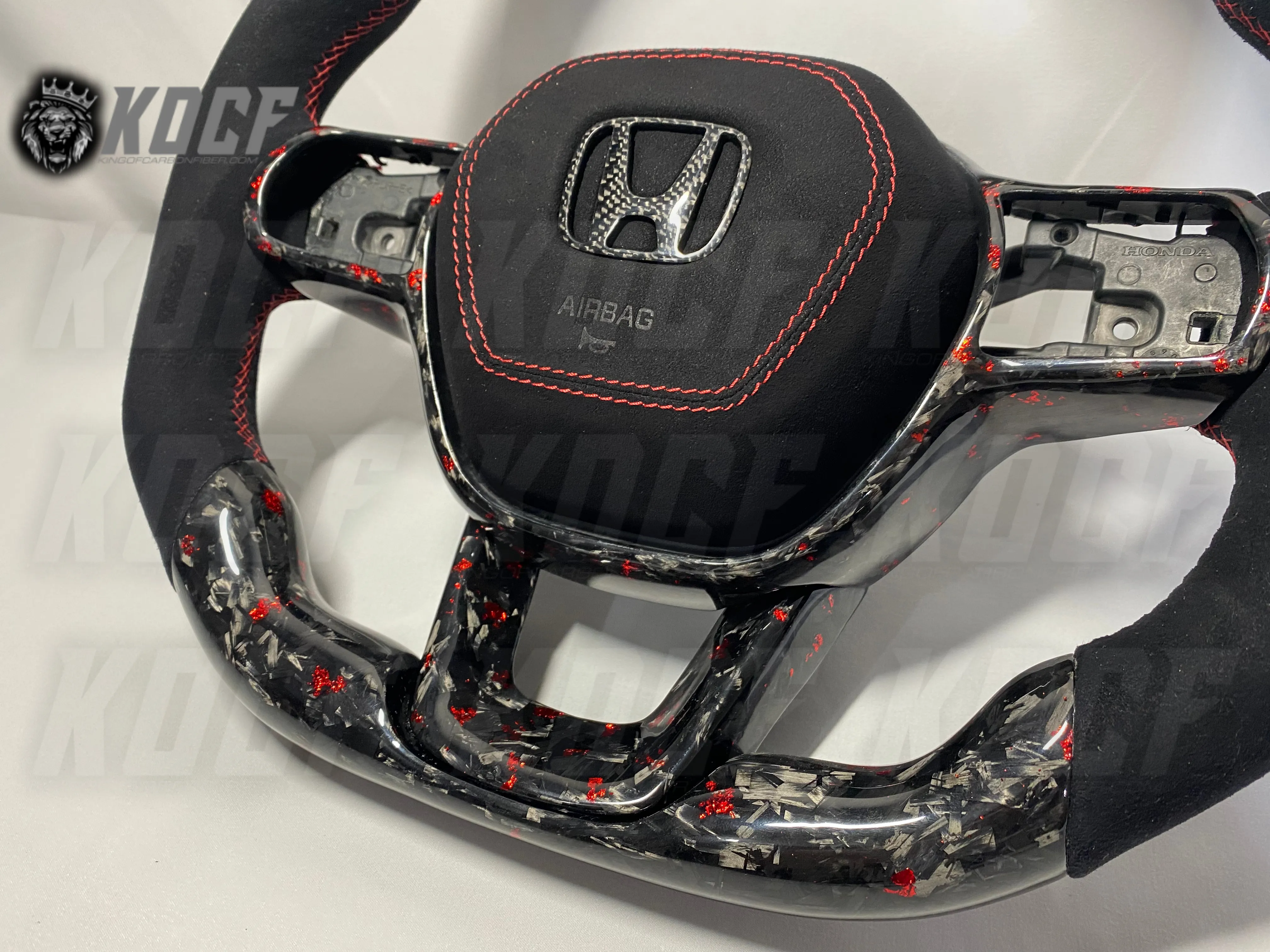 2022-Present 11th Gen Civic Steering Wheel 11th Gen Compatible  (Customizable) Real Carbon Fiber