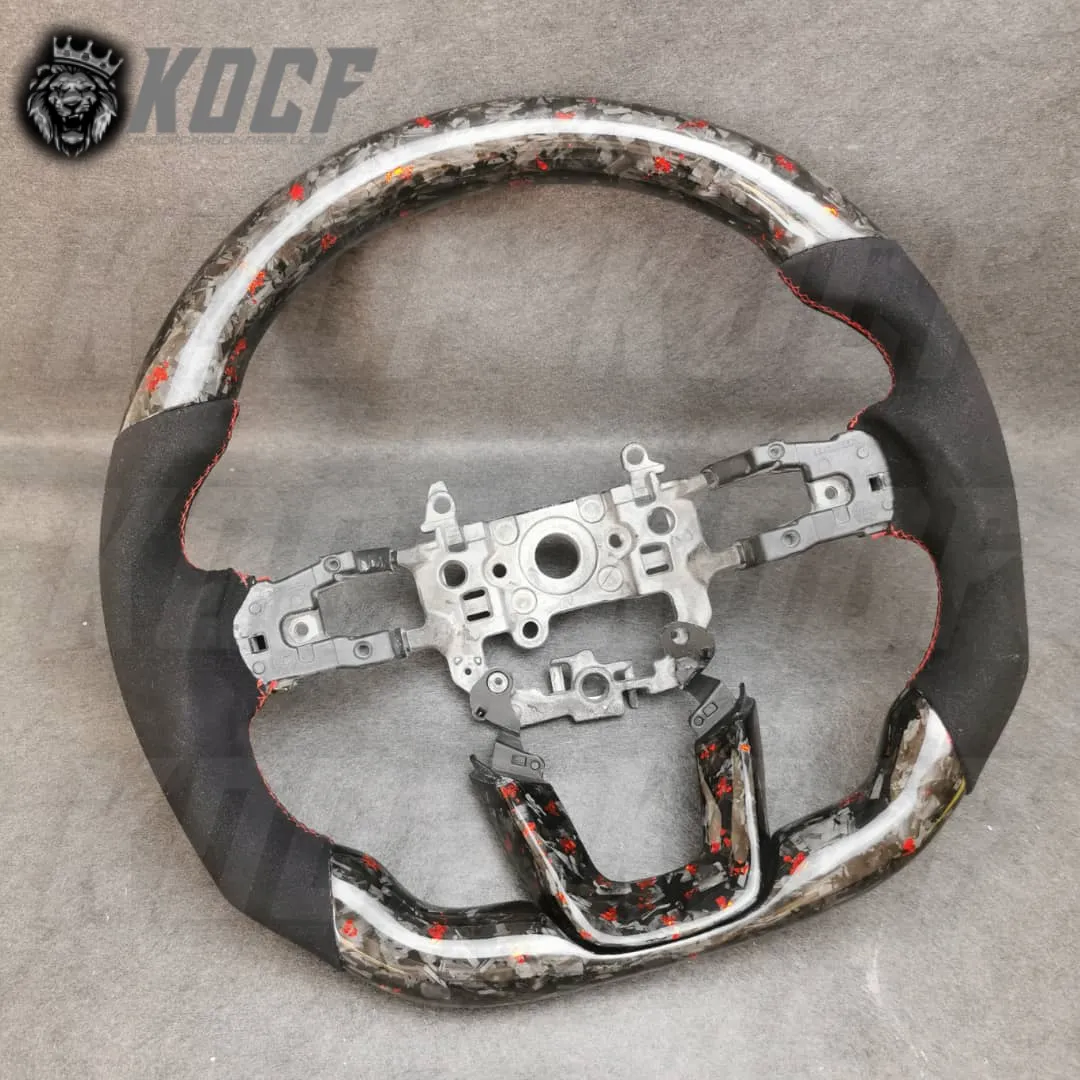 2022-Present 11th Gen Civic Steering Wheel 11th Gen Compatible  (Customizable) Real Carbon Fiber
