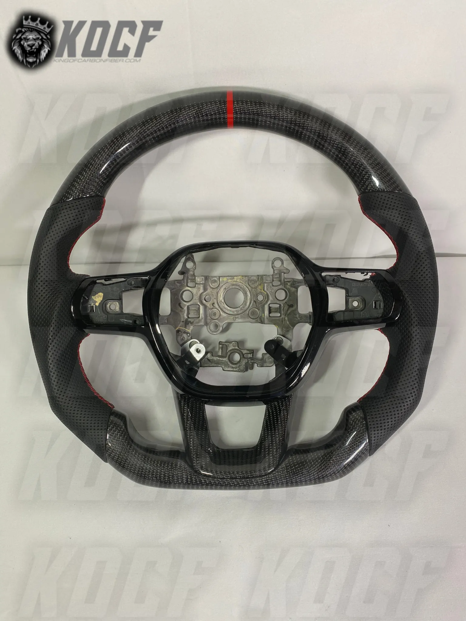 2022-Present 11th Gen Civic Steering Wheel 11th Gen Compatible  (Customizable) Real Carbon Fiber