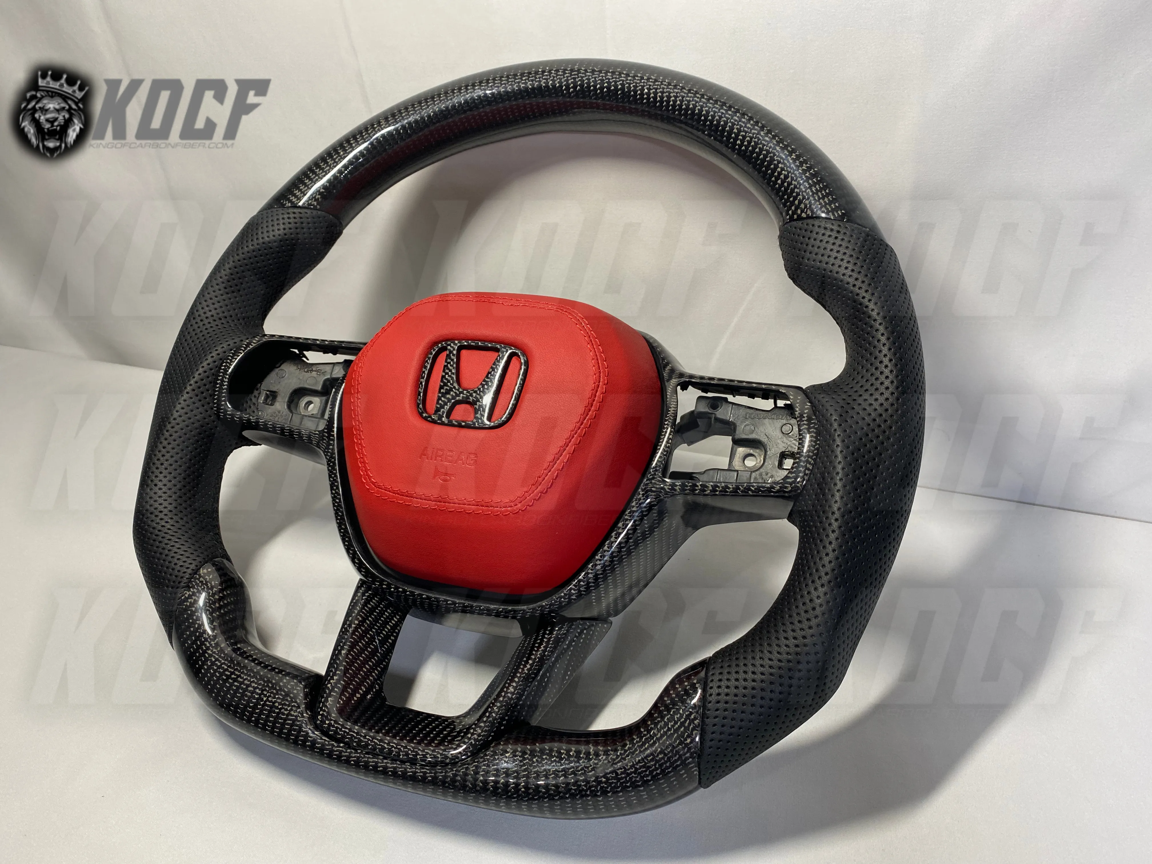 2022-Present 11th Gen Civic Steering Wheel 11th Gen Compatible  (Customizable) Real Carbon Fiber