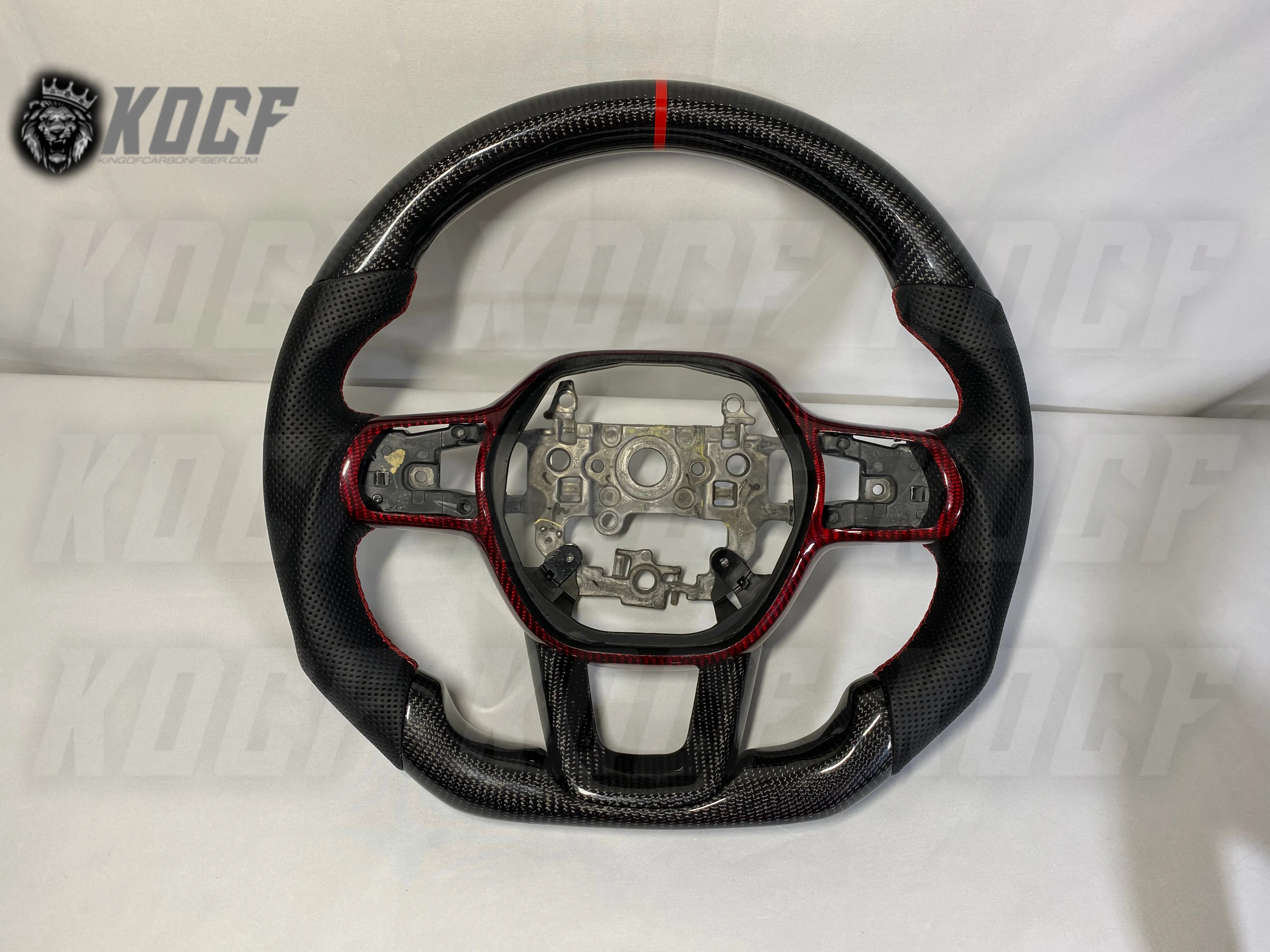 2022-Present 11th Gen Civic Steering Wheel 11th Gen Compatible  (Customizable) Real Carbon Fiber
