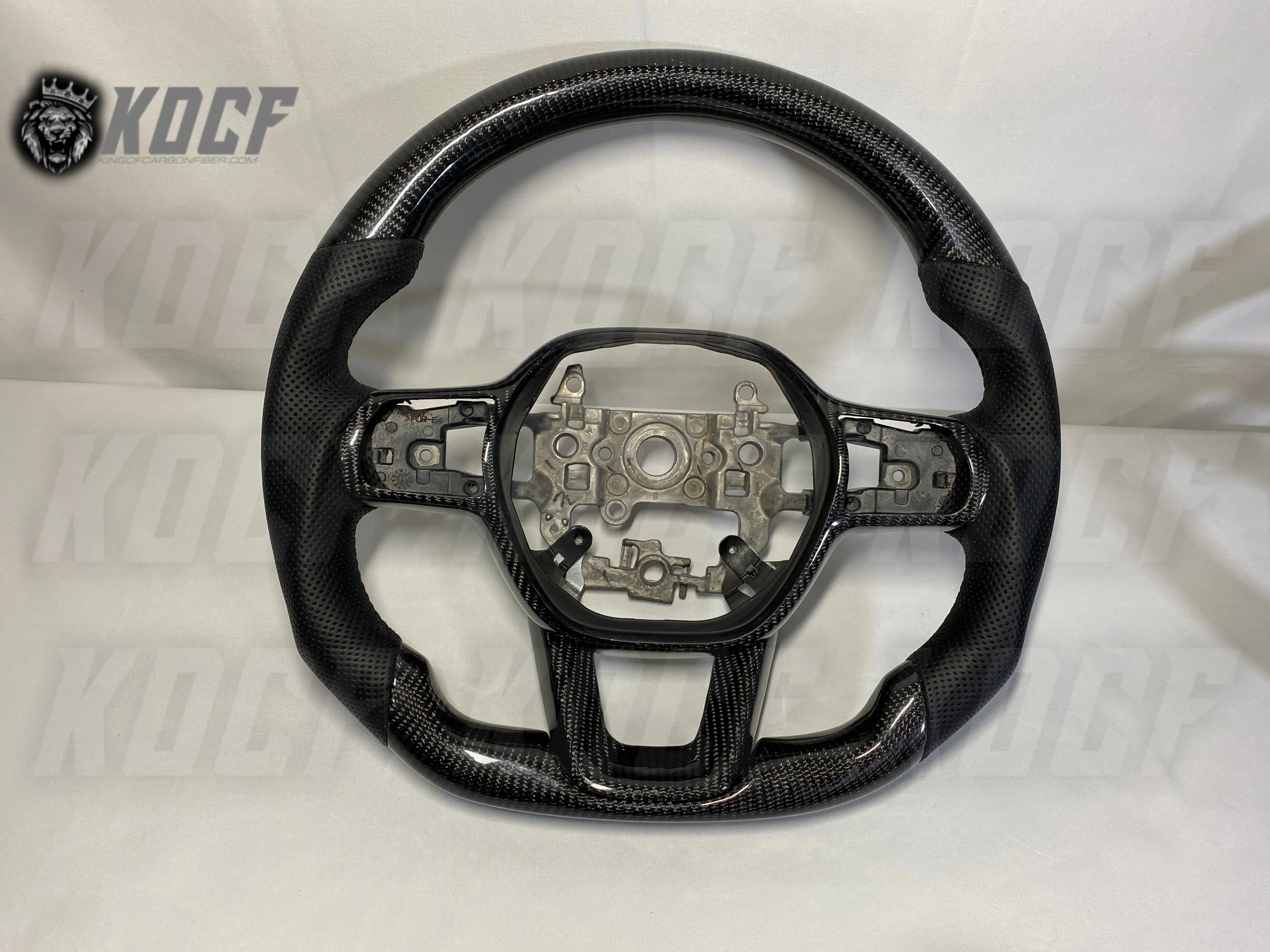 2022-Present 11th Gen Civic Steering Wheel 11th Gen Compatible  (Customizable) Real Carbon Fiber