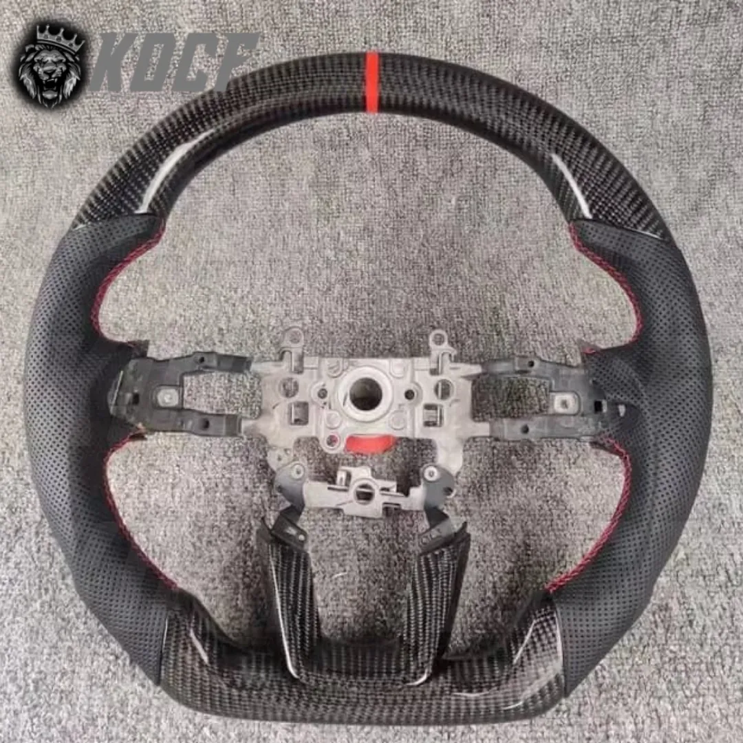 2022-Present 11th Gen Civic Steering Wheel 11th Gen Compatible  (Customizable) Real Carbon Fiber