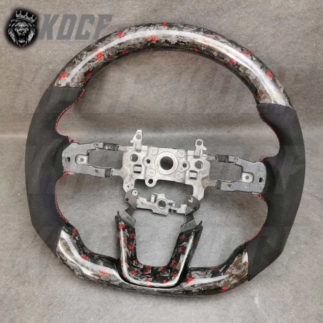 2022-Present 11th Gen Civic Steering Wheel 11th Gen Compatible  (Customizable) Real Carbon Fiber