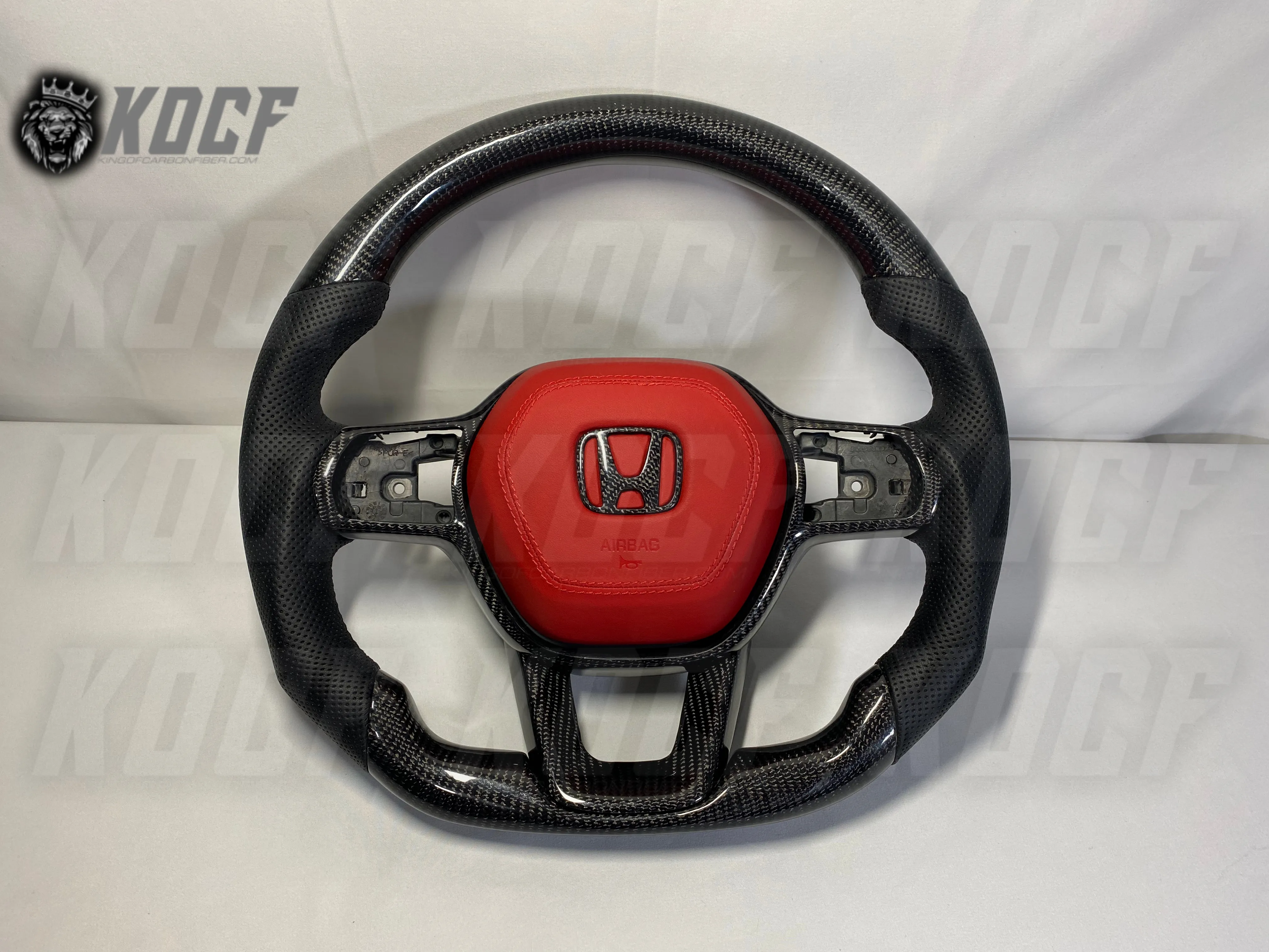 2022-Present 11th Gen Civic Steering Wheel 11th Gen Compatible  (Customizable) Real Carbon Fiber
