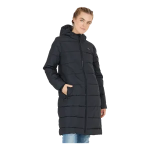Amaretto W Long Puffer Jacket Black