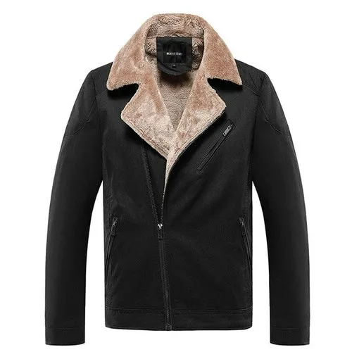 Brand Washed Cotton Slim Jacket Men Coat Fashion Casual