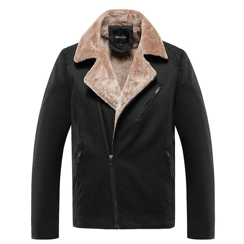 Brand Washed Cotton Slim Jacket Men Coat Fashion Casual