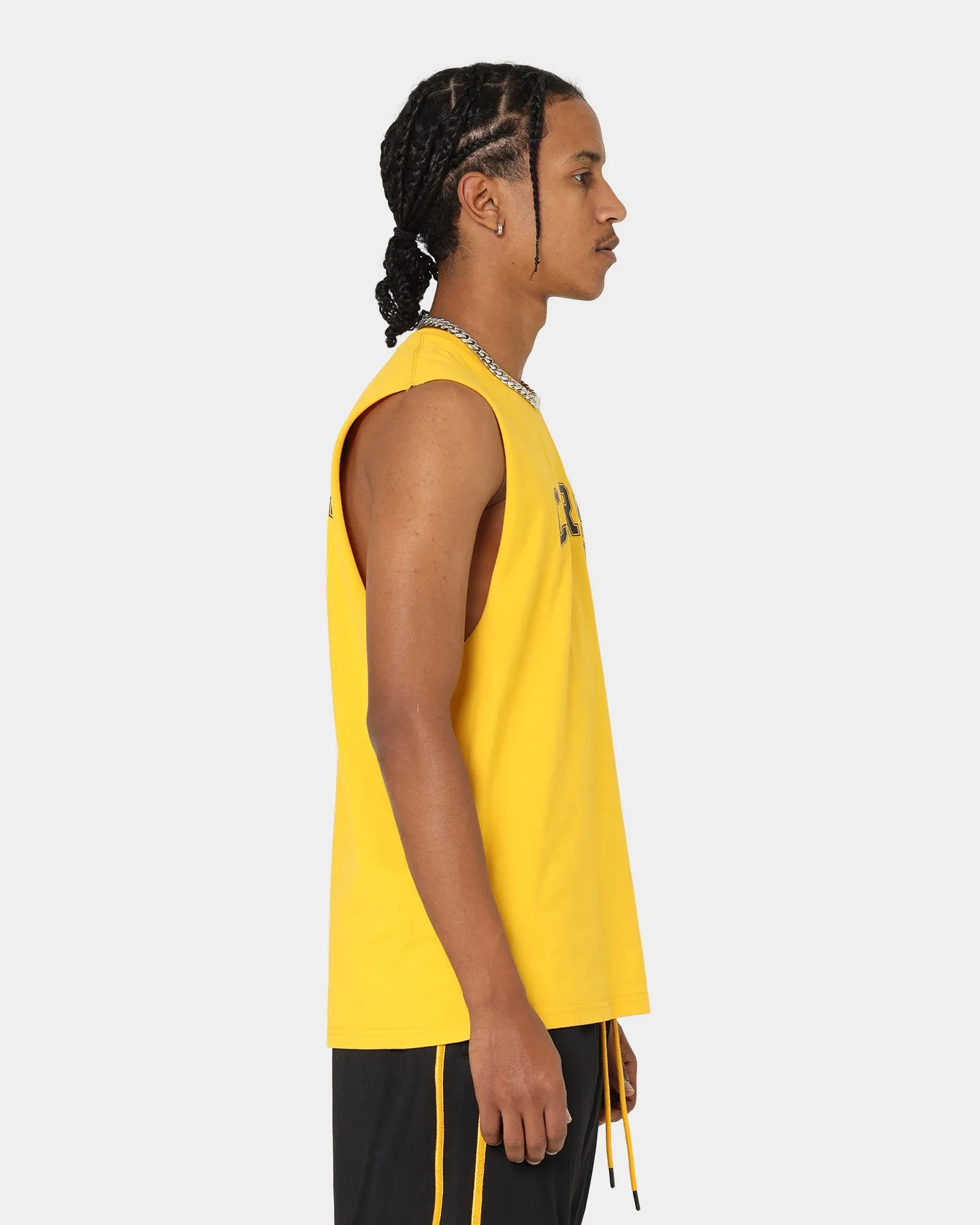 Carre Cours Muscle T-Shirt Yellow