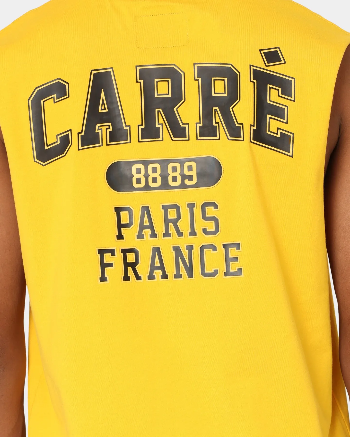 Carre Cours Muscle T-Shirt Yellow
