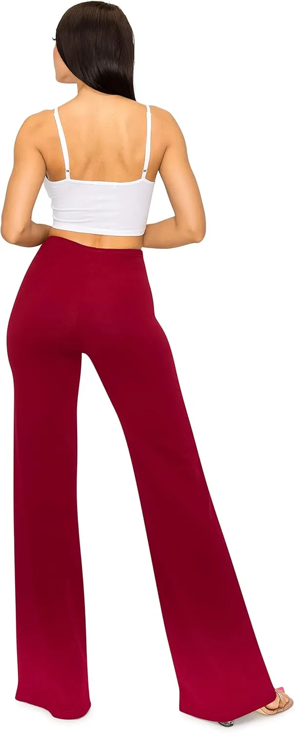 Cemi Ceri Women's High Waist Dress Pants w/Button Decorate