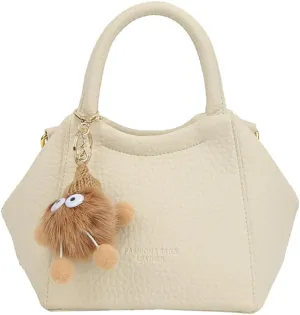 Chic Bucket Purse for Women Cute PU Leather Crossbody Shoulder Bag Handbags Clutch Satchel Small Tote Bag