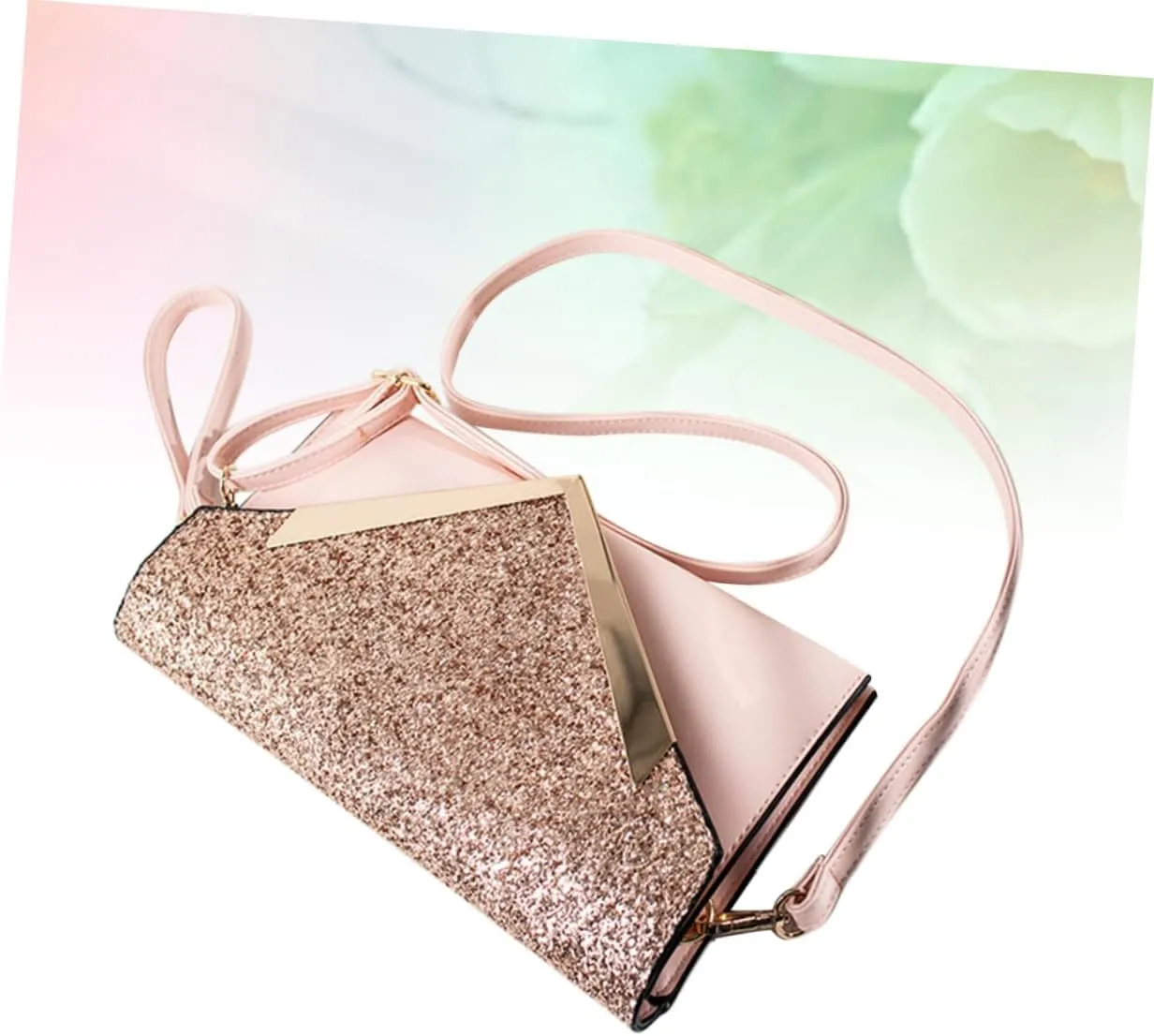 Chic Sequin Clutch Bag Women's Evening Bag for Dinner Wedding Chain Fashion Handbag for Business Cards Phone Wallet for Special Events