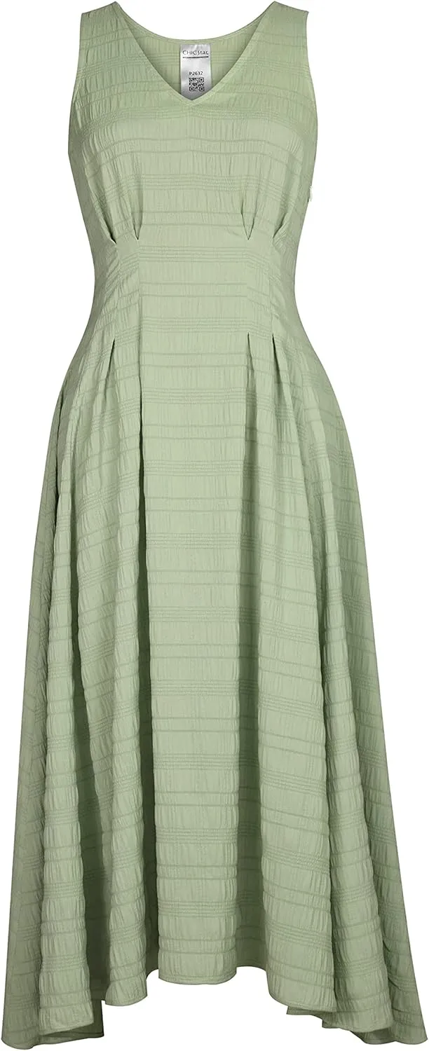 CHIC STAR Womens Jacquard Maxi Dress