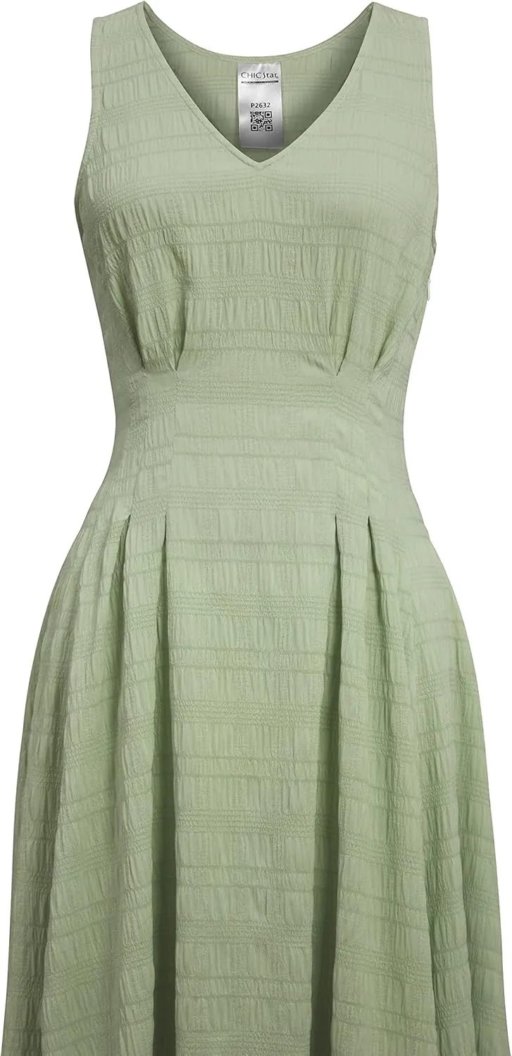 CHIC STAR Womens Jacquard Maxi Dress