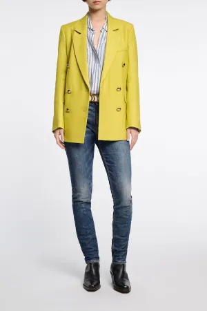 Dorothee Schumacher Double Breasted Blazer in Ginger