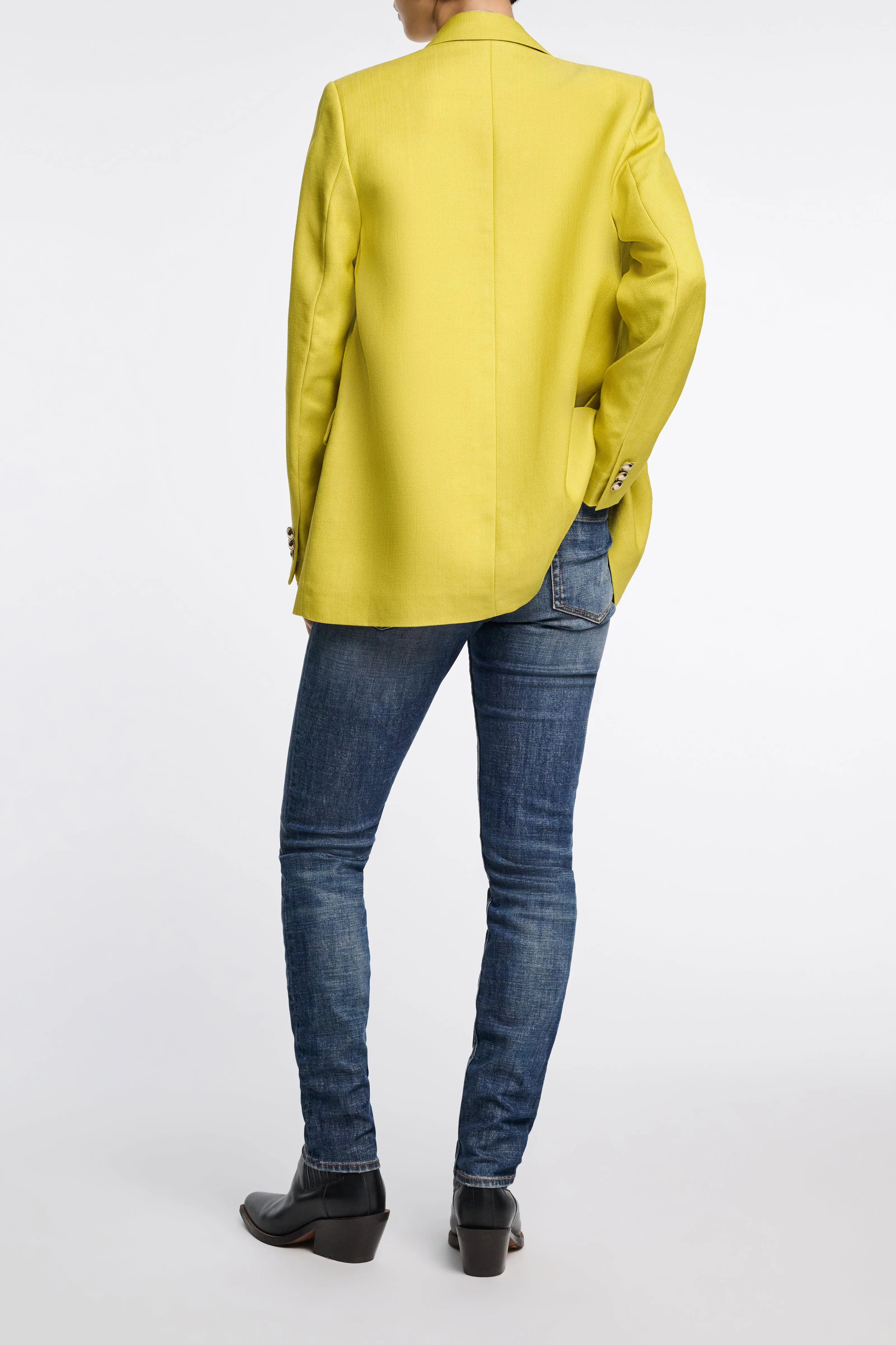 Dorothee Schumacher Double Breasted Blazer in Ginger