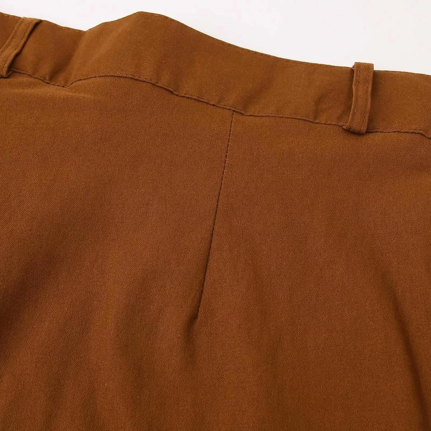 Dress Pants Wide Leg Pants Elastic Waist Solid Color Fashion Comfy Slim Fit Hiking Baggy Casual Pants with Pockets
