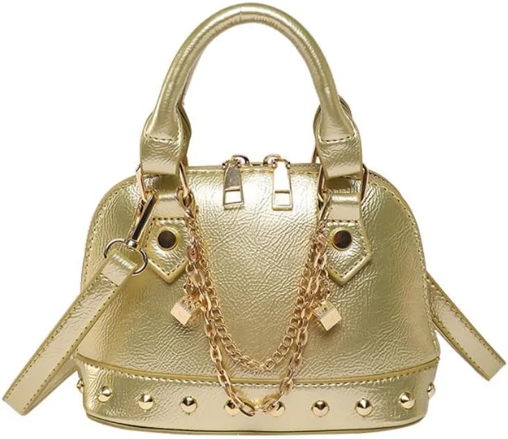Evening Bag Chic Shoulder Bag, Women's Designer Crossbody PU Leather Y2k Purse for Weddings Parties Trendy Handbag