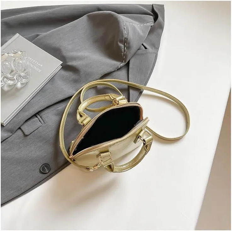 Evening Bag Chic Shoulder Bag, Women's Designer Crossbody PU Leather Y2k Purse for Weddings Parties Trendy Handbag
