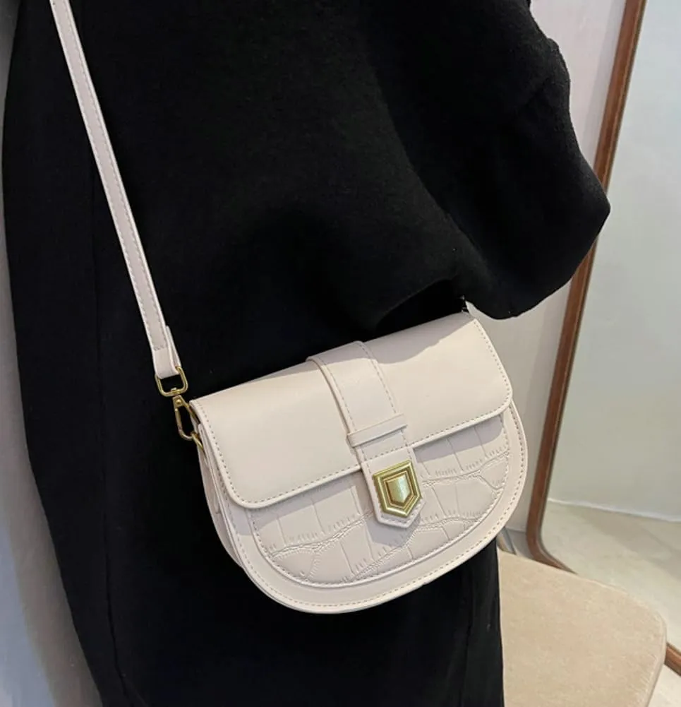 Fashion Crossbody Shoulder Bag for Women Chic Mini Tote Handbag Clutch Purse PU Leather Evening Satchel Bag