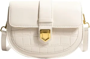 Fashion Crossbody Shoulder Bag for Women Chic Mini Tote Handbag Clutch Purse PU Leather Evening Satchel Bag