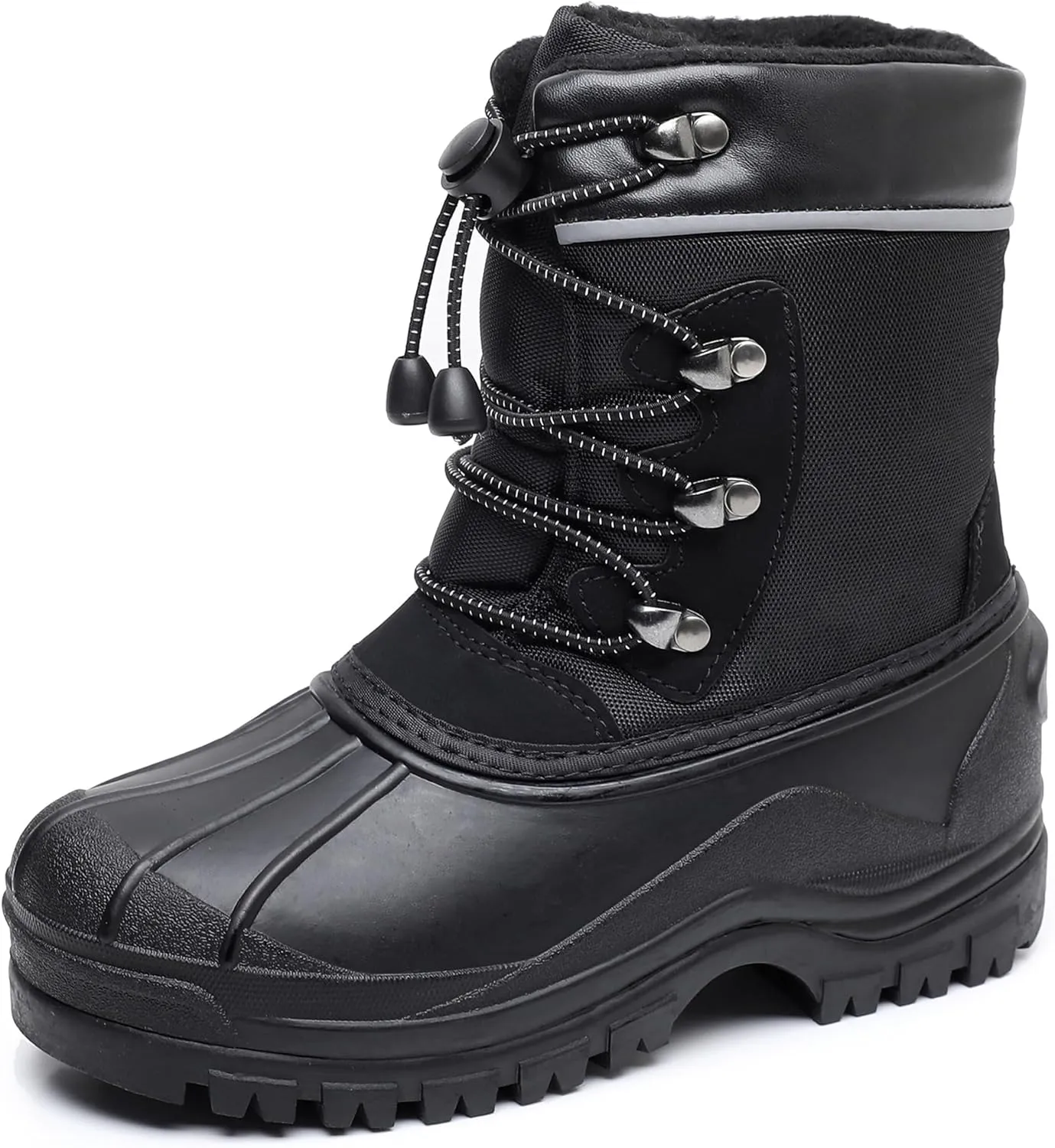 Felabo Kids Boys Girls Snow Boots Water-Resistant Winter Boots with Warm Lining & Anti-Slip Sole (Little Kid/Big Kid)