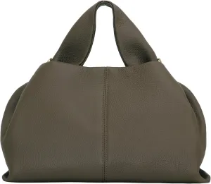 Genuine Leather Retro Shoulder Crossbody Bag for Women, Chic Dumpling Bag and Cute Cloud Handbag for Women