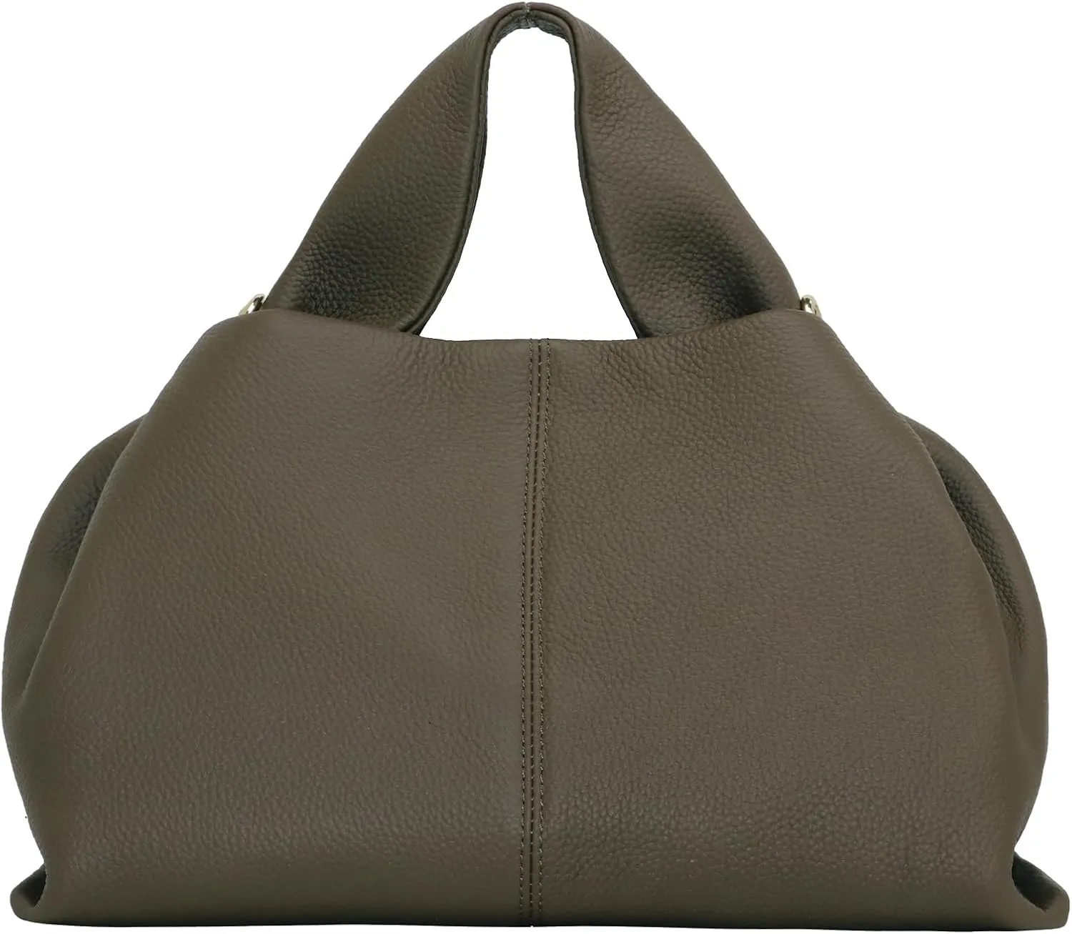 Genuine Leather Retro Shoulder Crossbody Bag for Women, Chic Dumpling Bag and Cute Cloud Handbag for Women