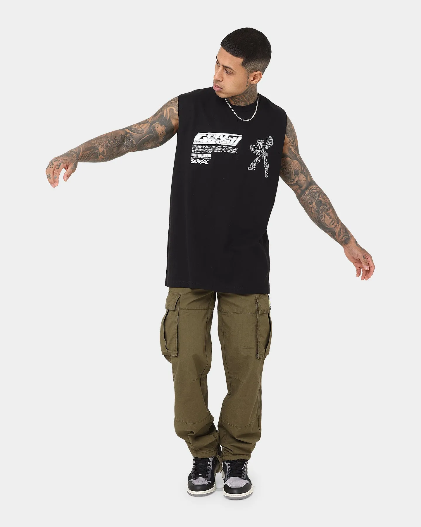 Goat Crew Kyoto Muscle T-Shirt Black