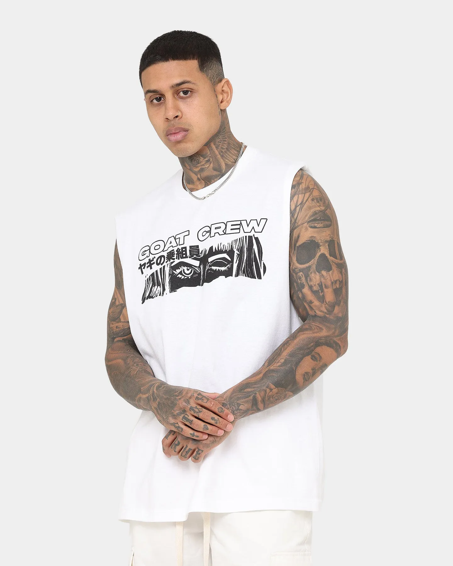 Goat Crew Niseko Muscle T-Shirt White