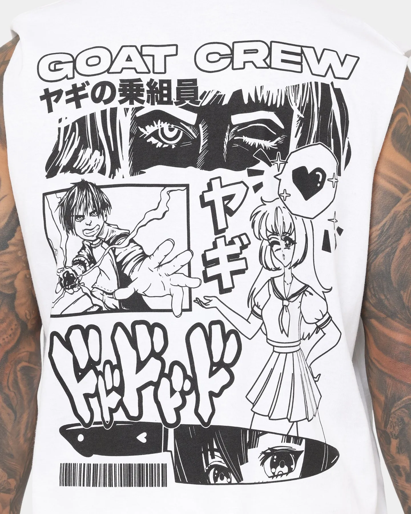 Goat Crew Niseko Muscle T-Shirt White