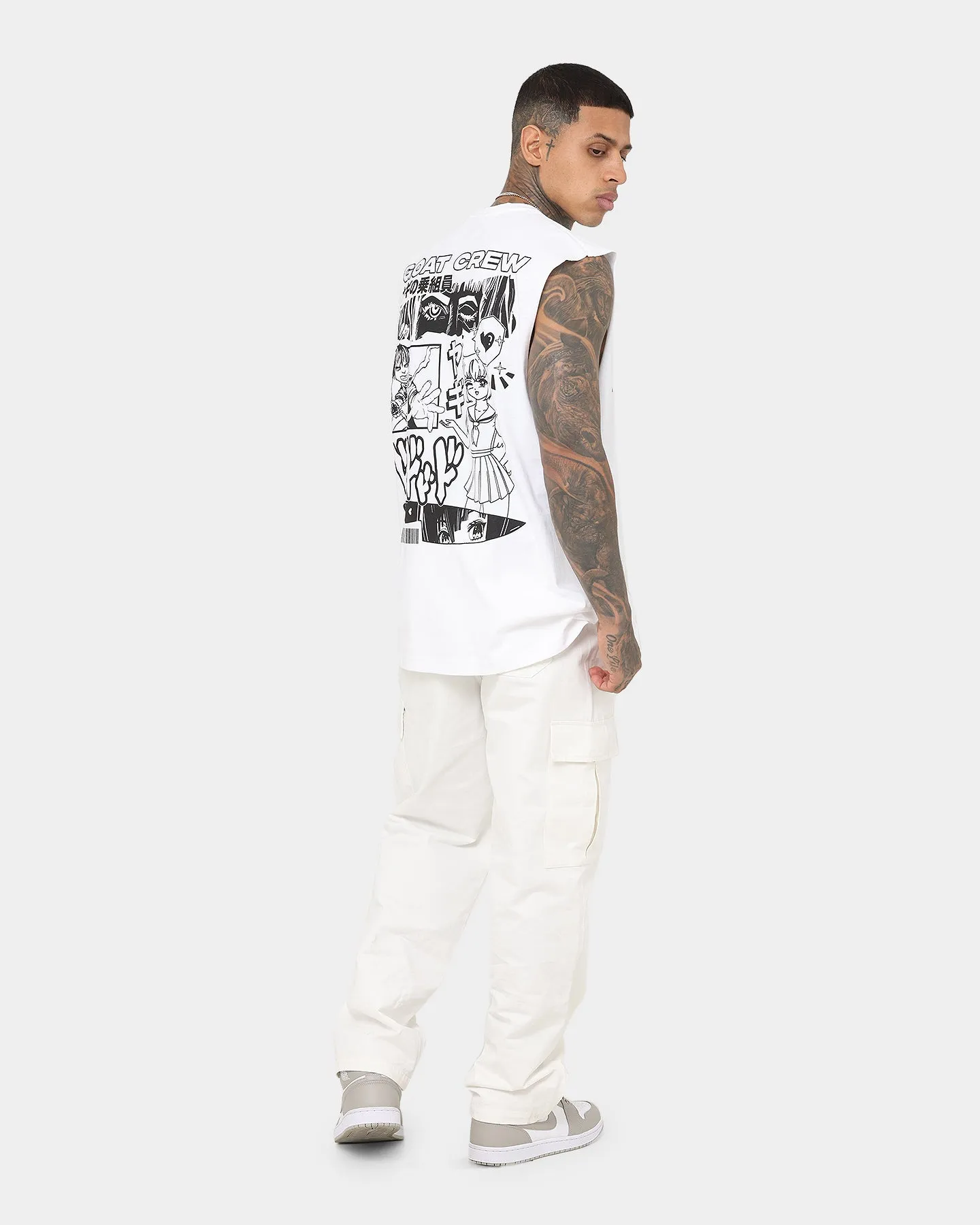 Goat Crew Niseko Muscle T-Shirt White