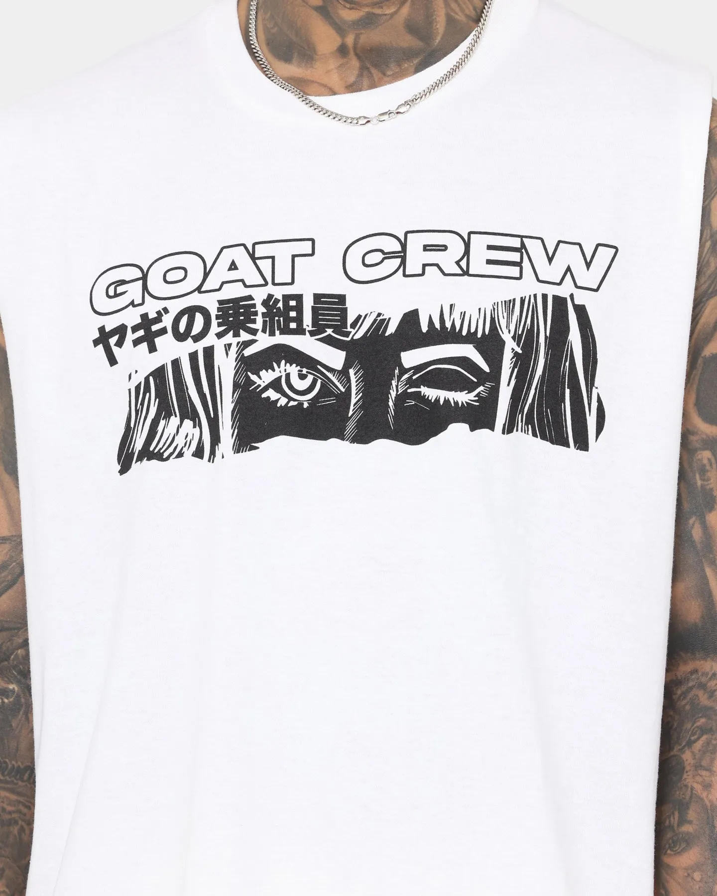Goat Crew Niseko Muscle T-Shirt White