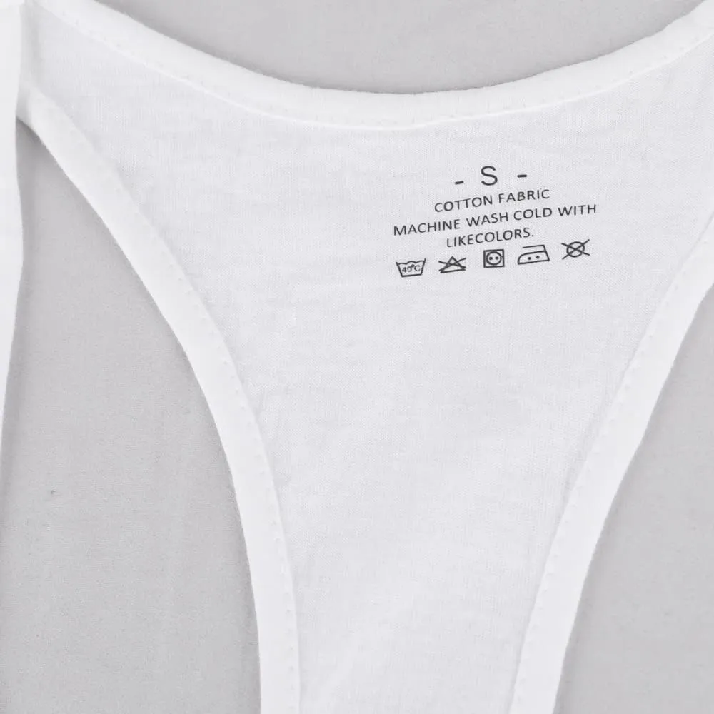 GYMAPE Mens Stringer Gym Bodybuilding Tank Tops Cotton for Workout with Arch Hem