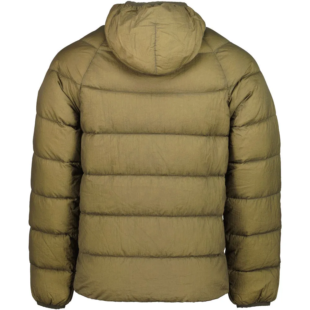Hooded Nylon Down Jacket
