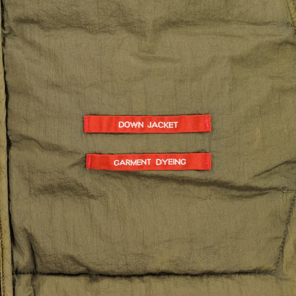 Hooded Nylon Down Jacket