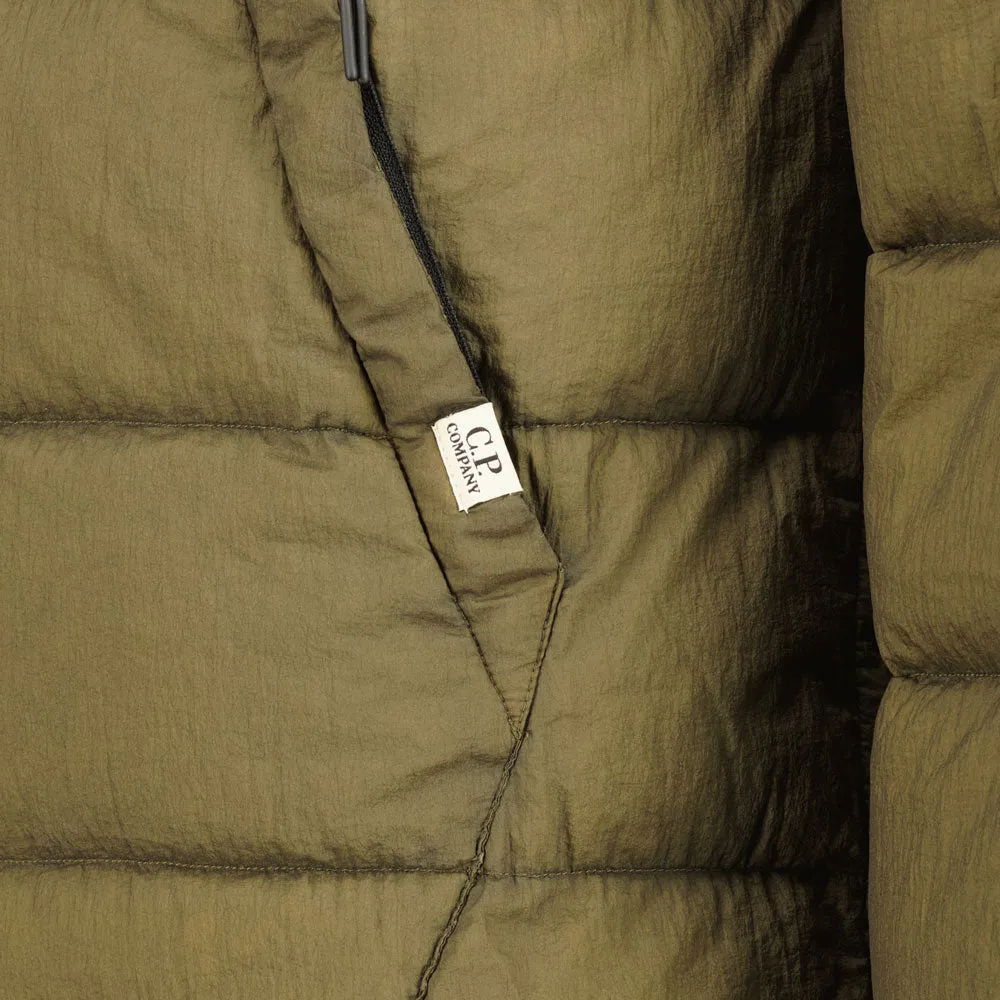 Hooded Nylon Down Jacket