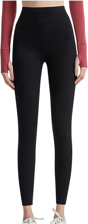 Jean Leggings Jeggings for Women Elastic High Waist Slim Fit Tummy Control Skinny Stretchy Imitation Denim Pants