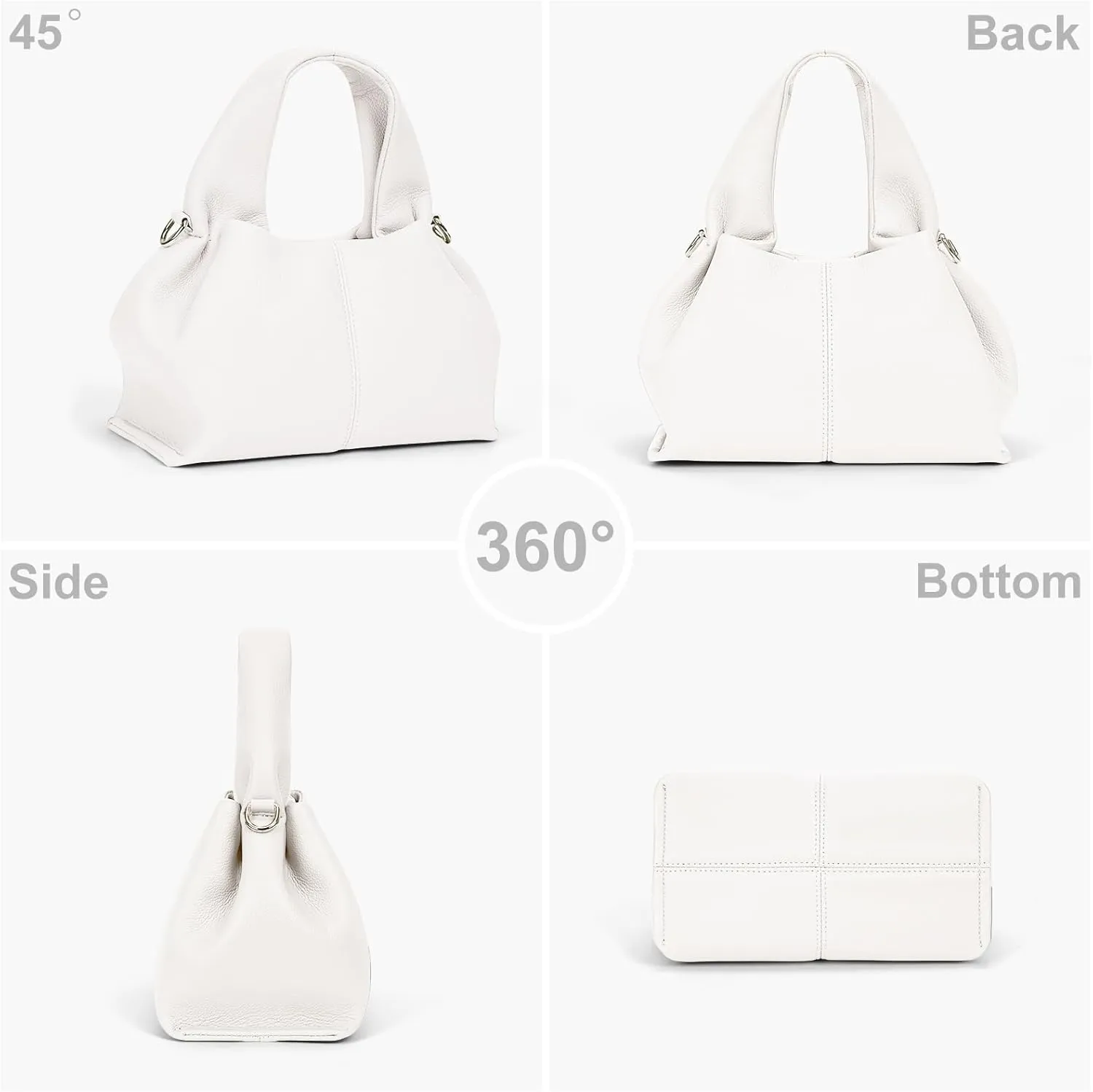 Juoxeepy Crossbody Bag Purse Satchel Handbag for Women Shoulder Bag Chic Dumpling Cloud Bag Clutch Purse