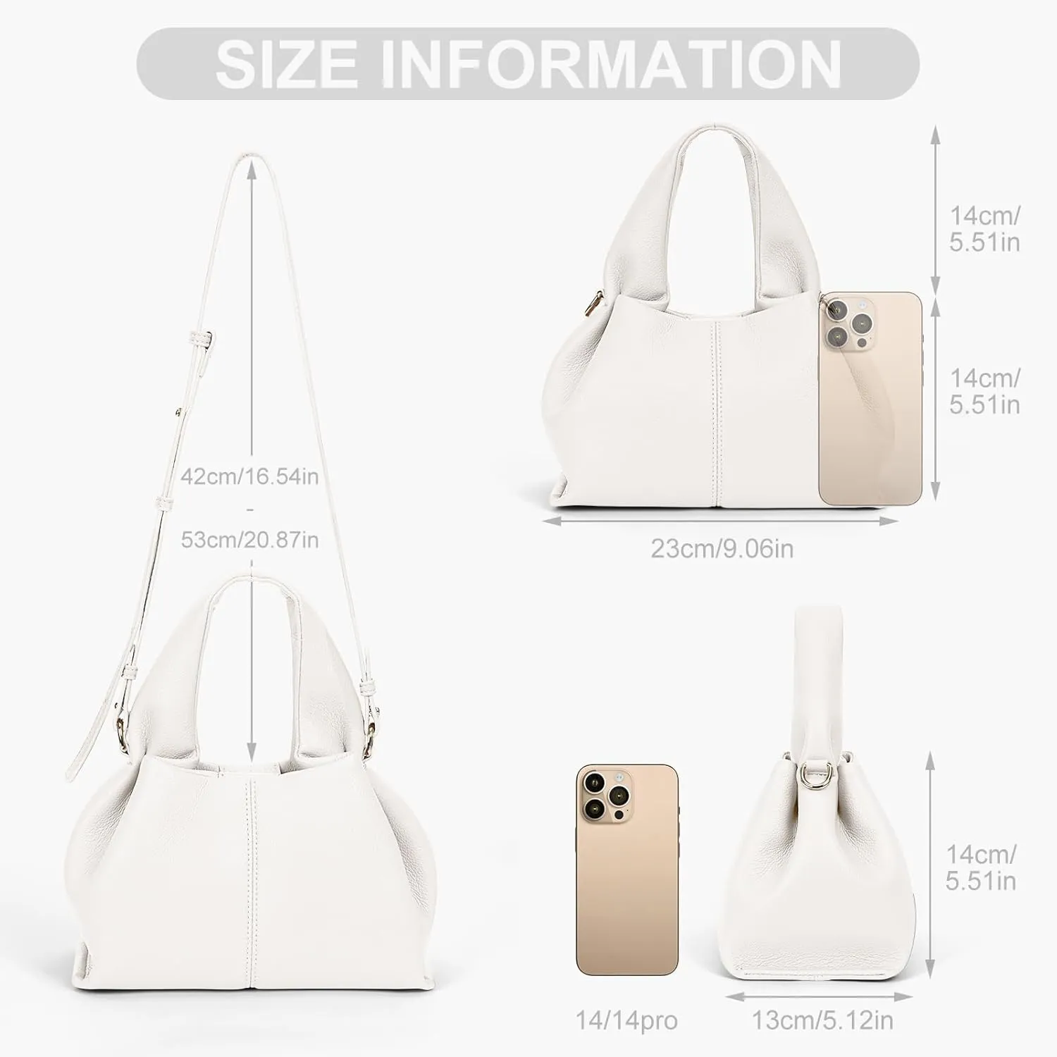 Juoxeepy Crossbody Bag Purse Satchel Handbag for Women Shoulder Bag Chic Dumpling Cloud Bag Clutch Purse