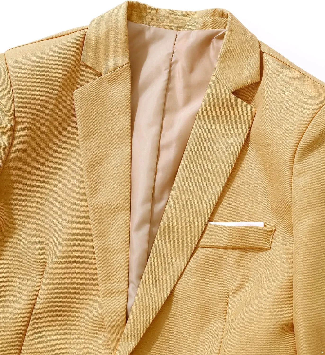Mens 2 Piece Slim Fit Wedding Tuxedo Suit One Button Notch Lapel Blazer Jacket with Pants Set