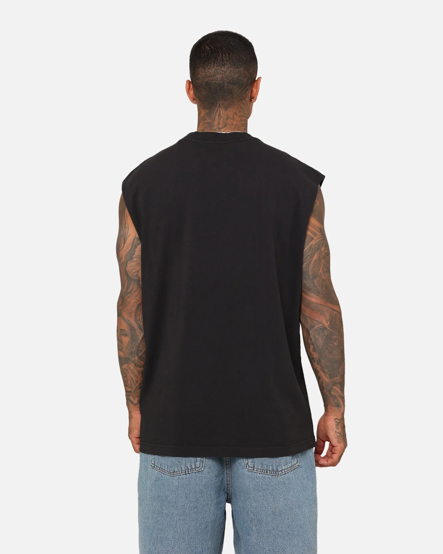 Mitchell & Ness Memphis Grizzlies Vintage Muscle T-Shirt Faded Black