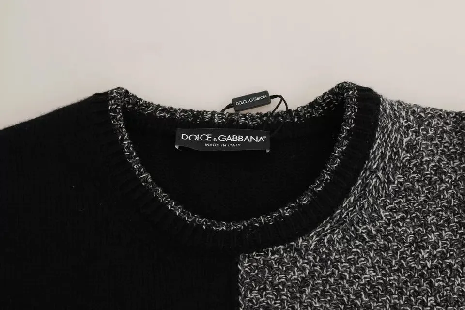 Multicolor KING Knight Monkey Knitted Cashmere Wool Sweater
