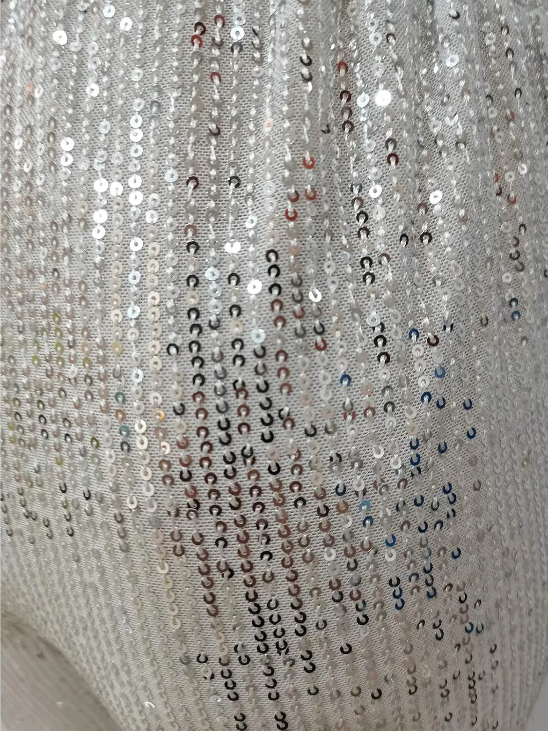 nqgsntc Women Casual Sequin Sparkle Glitter High Waist Pencil Pants Trousers Clubwear