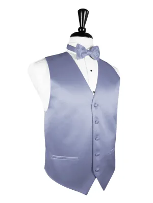 Periwinkle "Premier" Satin Tuxedo Vest and Tie Set
