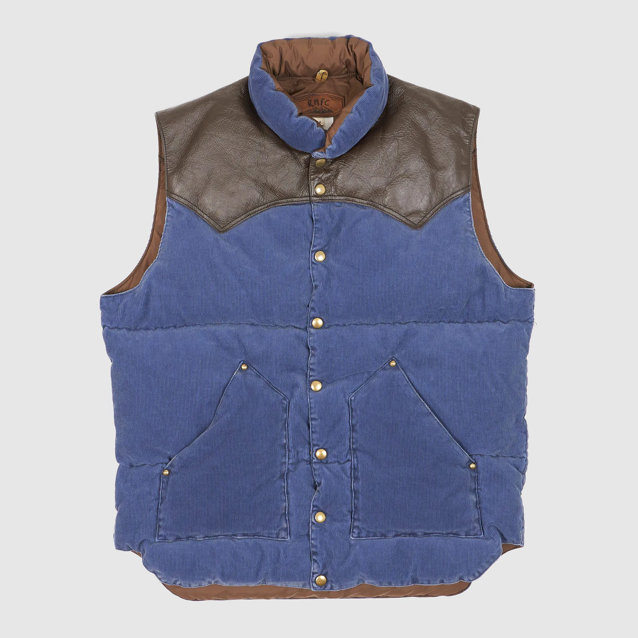Rocky Mountain Featherbed Stone Washed Corduroy Down Vest