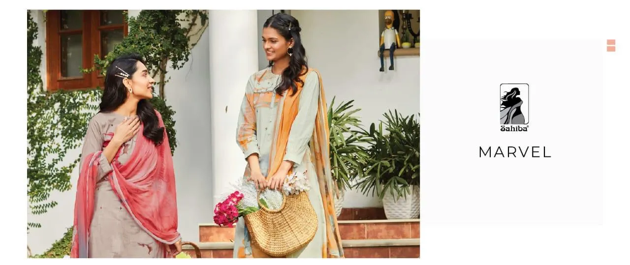 Sahiba Presents Marvel Exclusive Collection Of  Digital Printed Dress