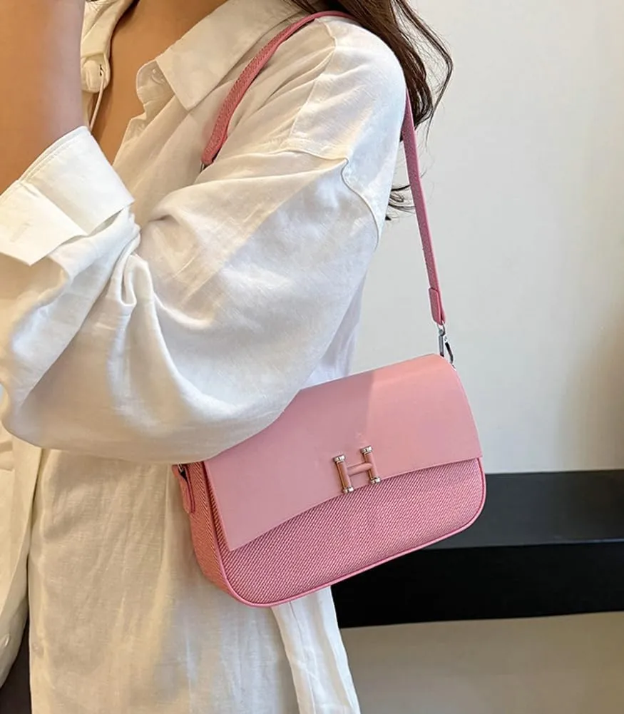 Shoulder Bag for Women Vintage Clutch Purse Cute Crossbody Bag Hobo Bag Chic Underarm Bag Soft PU Leather for Dating Trips