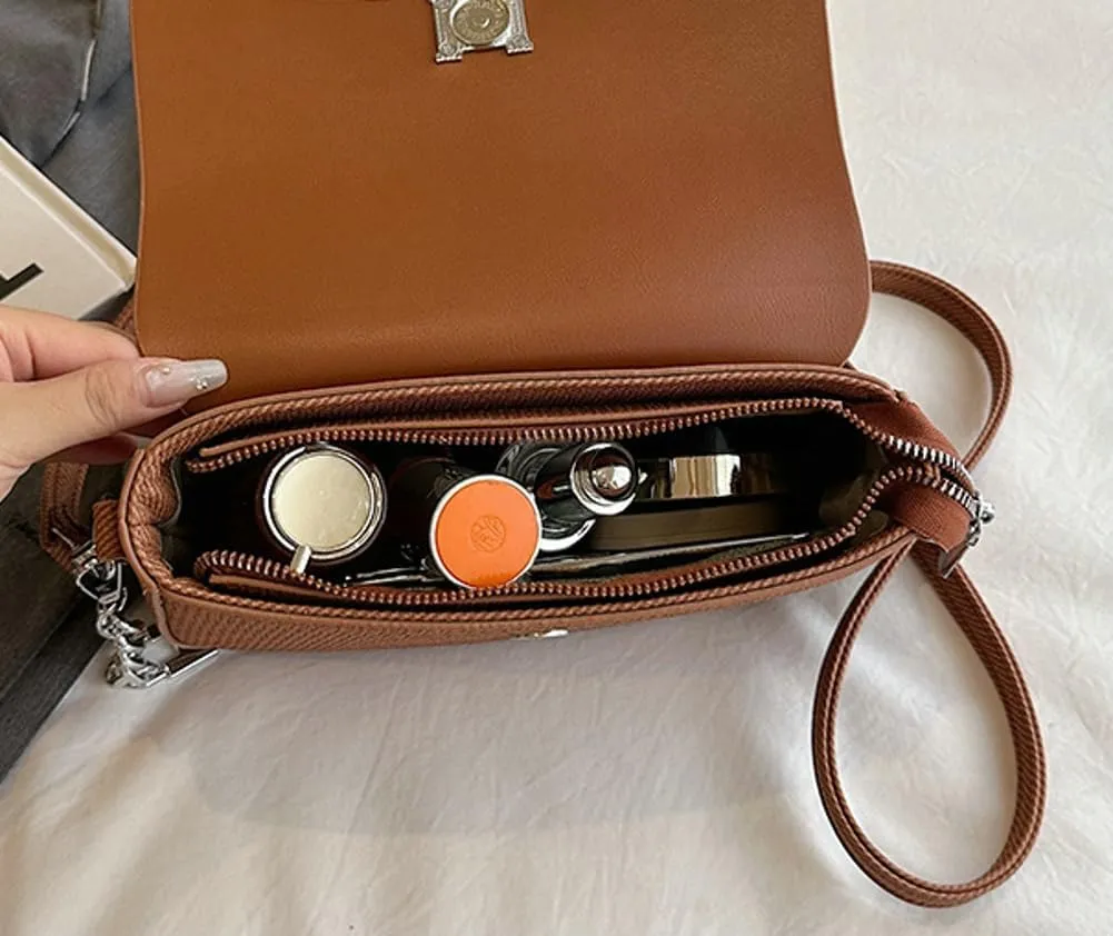 Shoulder Bag for Women Vintage Clutch Purse Cute Crossbody Bag Hobo Bag Chic Underarm Bag Soft PU Leather for Dating Trips